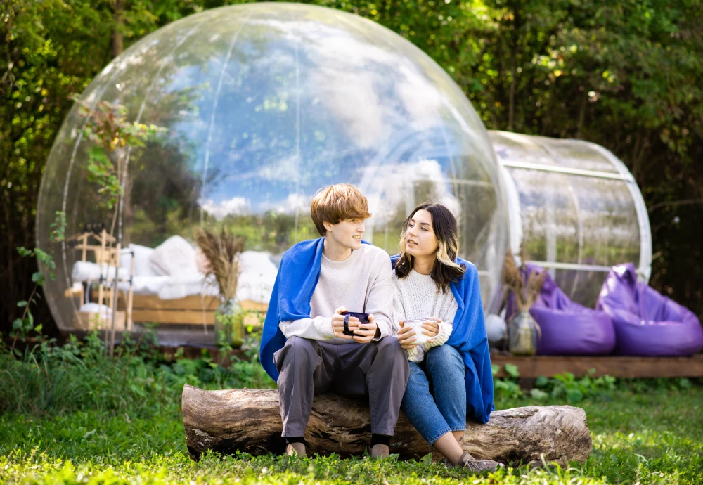 bubble crystal tent